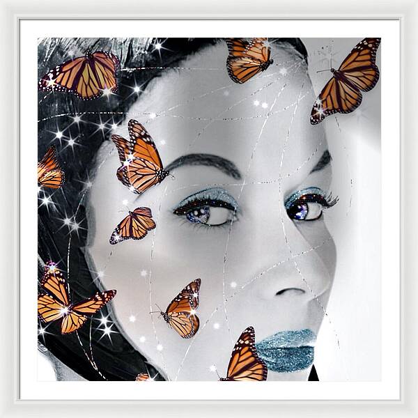 The Butterfly Catcher - Framed Print