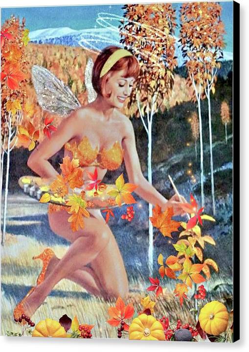 The Autumn Fairy - Canvas Print