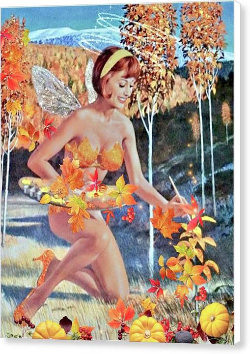 The Autumn Fairy - Canvas Print