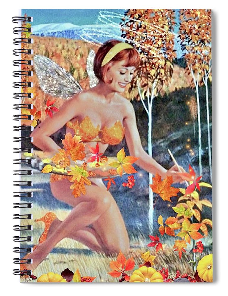 The Autumn Fairy - Spiral Notebook