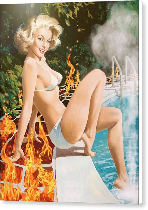 The Day All Hell Broke Loose - Canvas Print