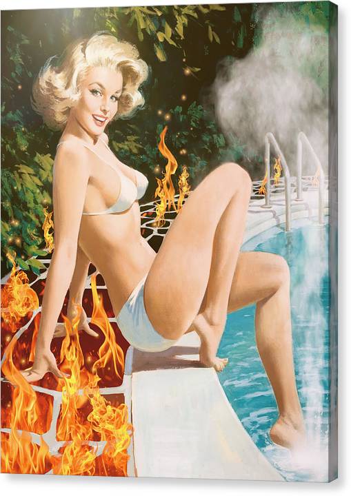The Day All Hell Broke Loose - Canvas Print