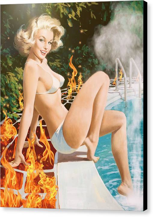 The Day All Hell Broke Loose - Canvas Print