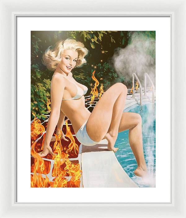 The Day All Hell Broke Loose - Framed Print