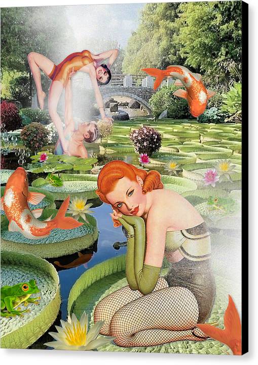 Don't Be Koi- Canvas Print