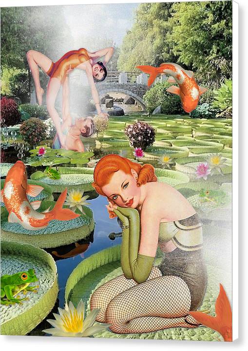 Don't Be Koi- Canvas Print