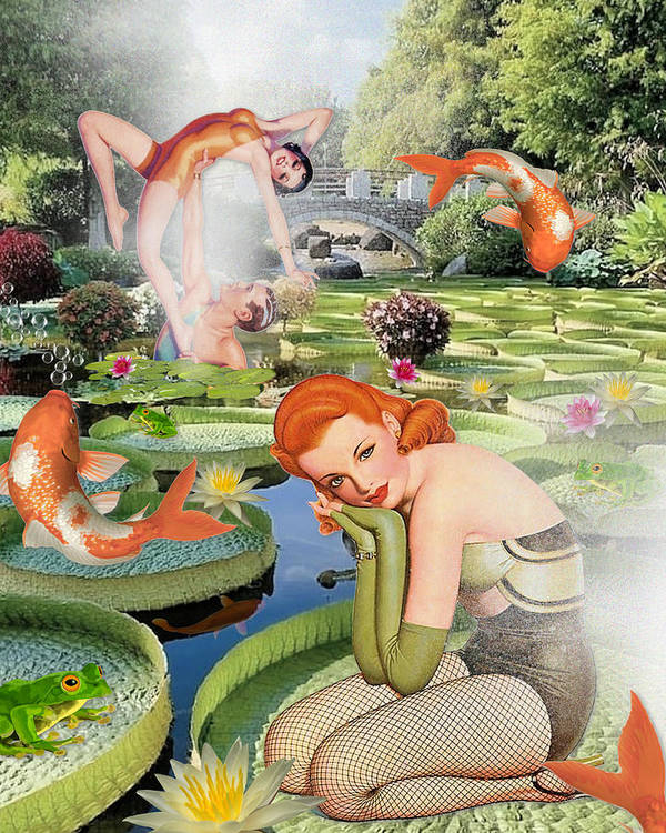 Don't Be Koi - Vertical Art Print