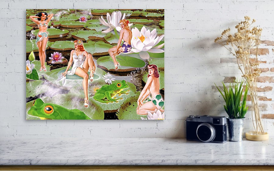 The Lily Pad Girls - Acrylic Print