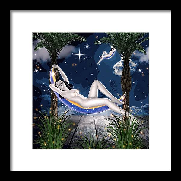 The Nude Moon Phase - Framed Print