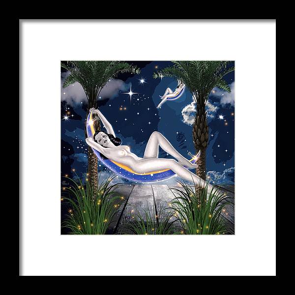 The Nude Moon Phase - Framed Print