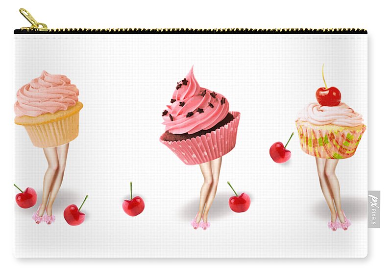 The Pink Cupcake Trio - Carry-All Pouch