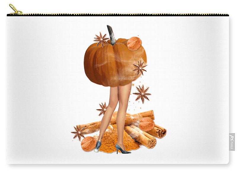 The Pumpkin Spice Girl - Autumn Zip Pouch