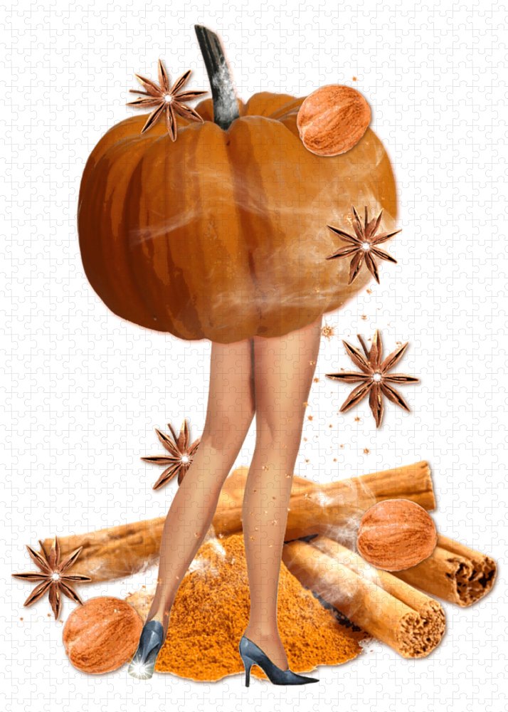 The Pumpkin Spice Girl - Autumn-Theme Puzzle