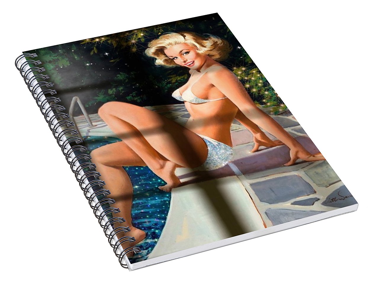 Window Shopping - Spiral Notebook