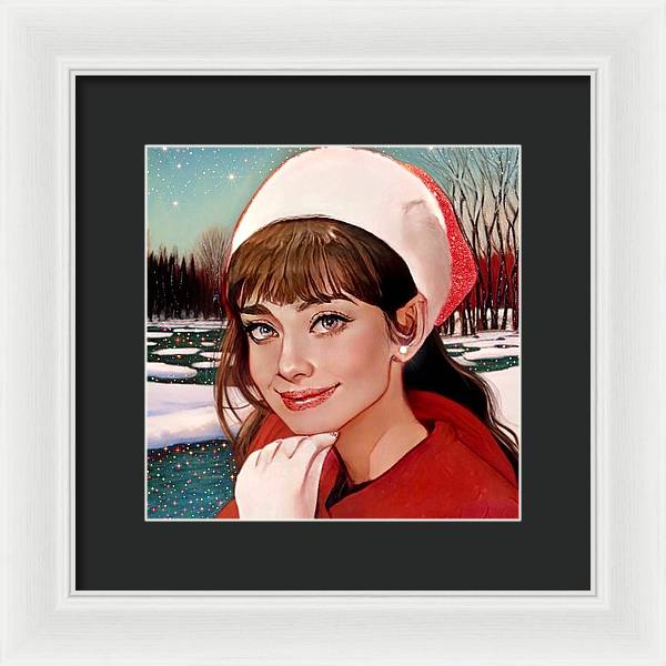 Winter Audrey - Framed Print