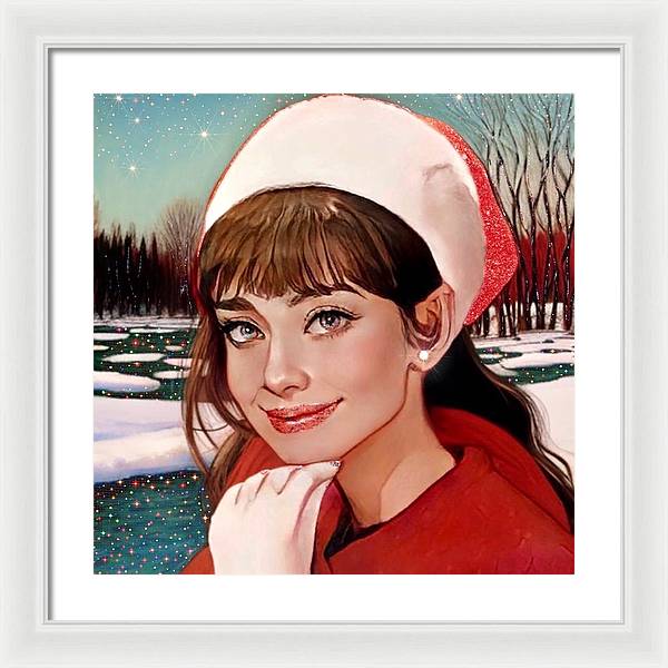 Winter Audrey - Framed Print