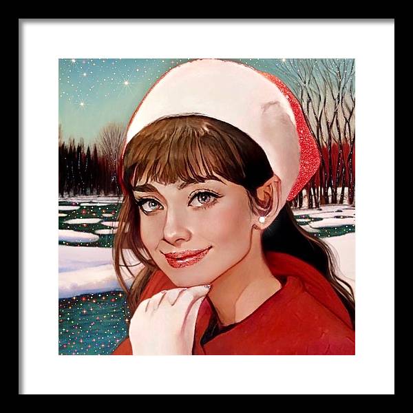 Winter Audrey - Framed Print