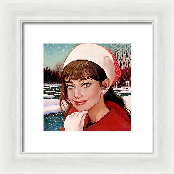 Winter Audrey - Framed Print