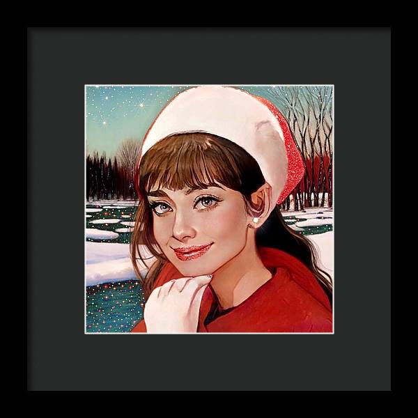 Winter Audrey - Framed Print