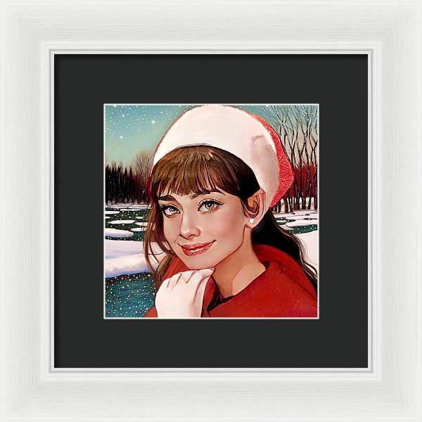 Winter Audrey - Framed Print