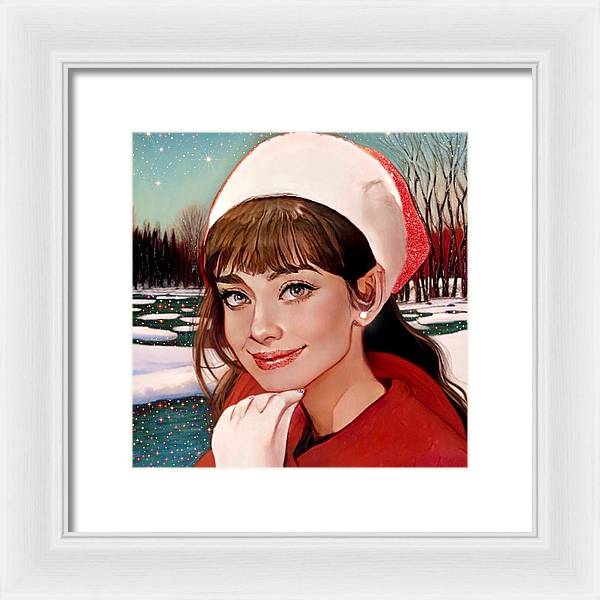 Winter Audrey - Framed Print