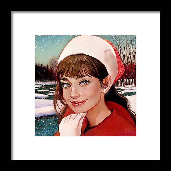 Winter Audrey - Framed Print