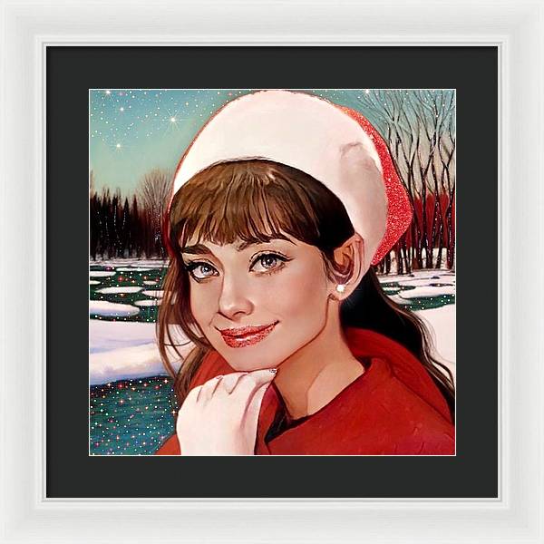 Winter Audrey - Framed Print