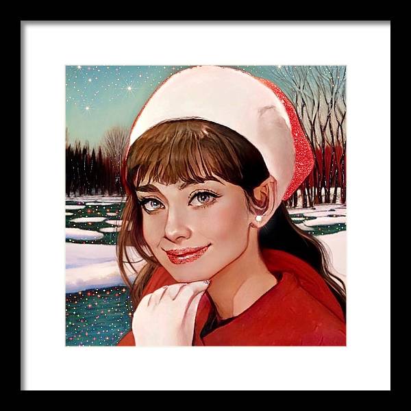 Winter Audrey - Framed Print