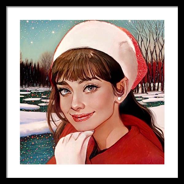 Winter Audrey - Framed Print