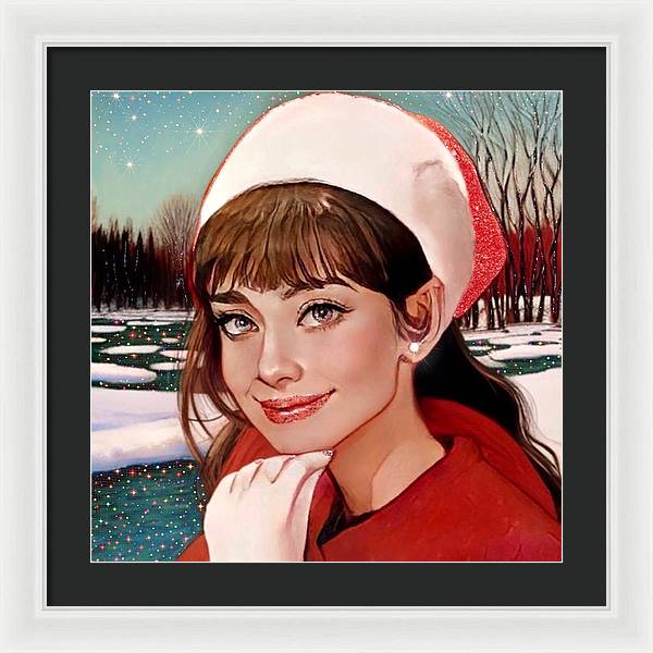 Winter Audrey - Framed Print