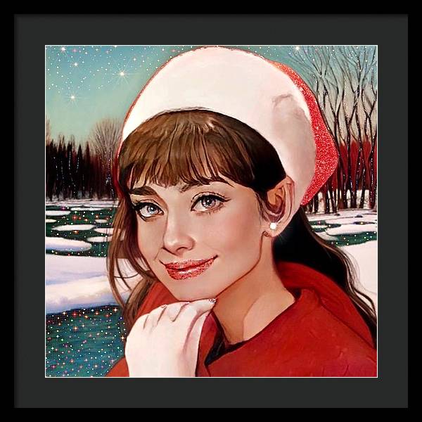 Winter Audrey - Framed Print