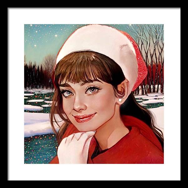 Winter Audrey - Framed Print