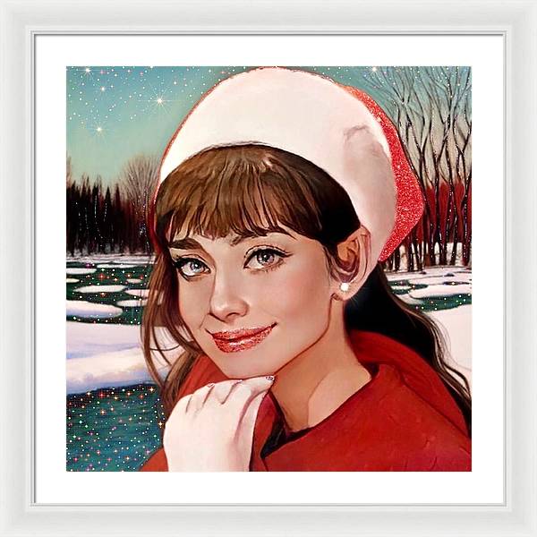 Winter Audrey - Framed Print