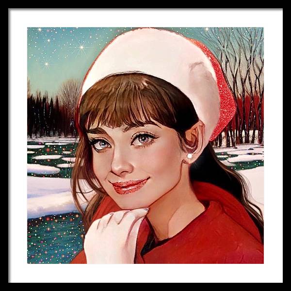 Winter Audrey - Framed Print
