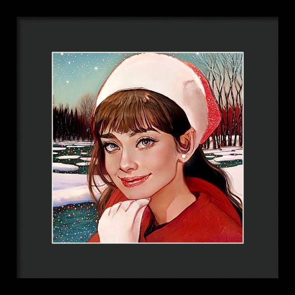 Winter Audrey - Framed Print