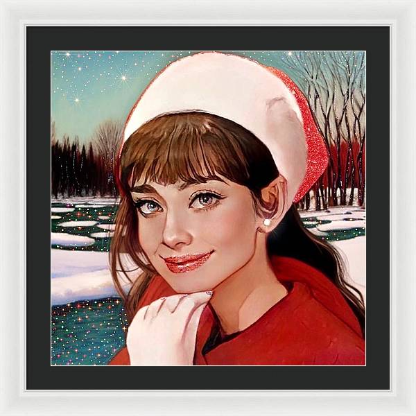 Winter Audrey - Framed Print