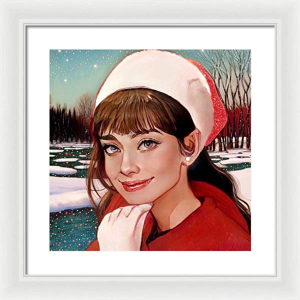 Winter Audrey - Framed Print