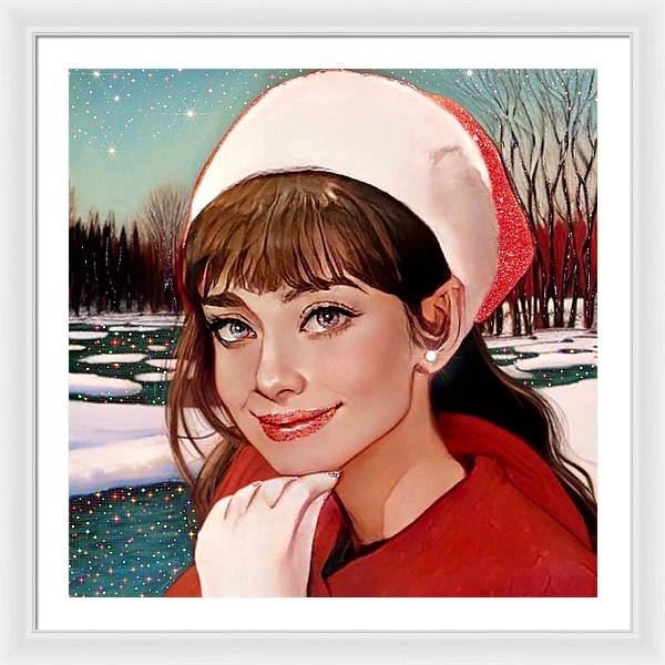 Winter Audrey - Framed Print