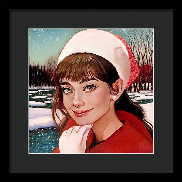 Winter Audrey - Framed Print