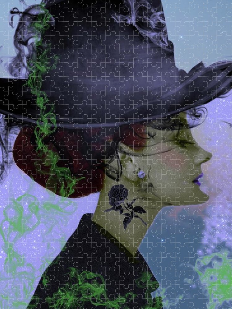 Witch Audrey - Halloween Puzzle