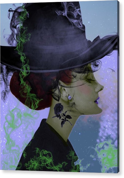 Witch Audrey - Halloween Acrylic Print