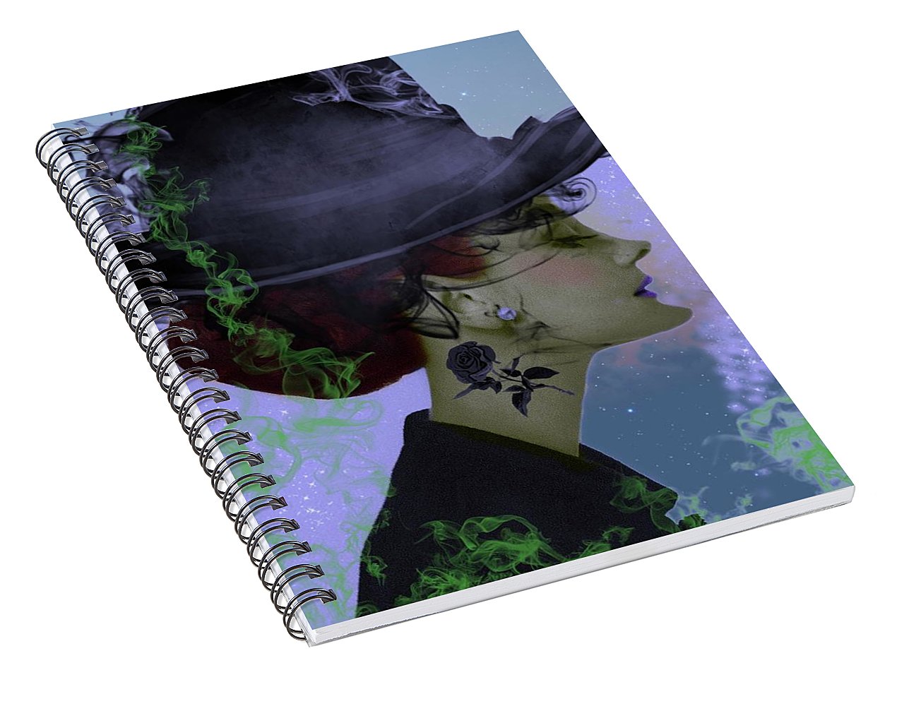Witch Audrey - Halloween Spiral Notebook