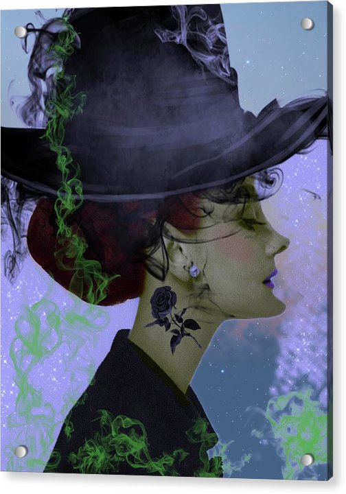 Witch Audrey - Halloween Acrylic Print