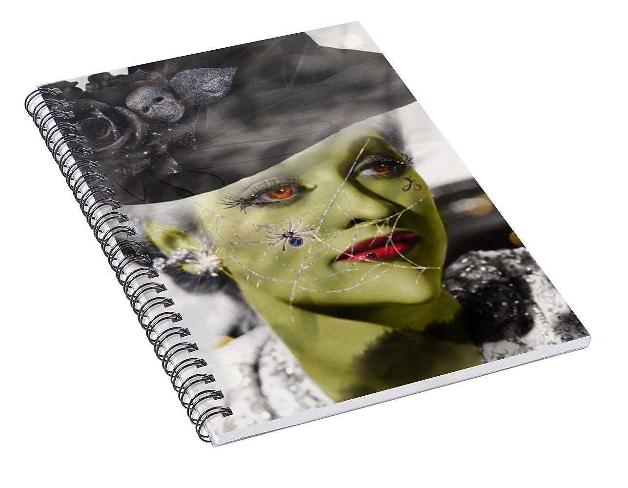 Witch Lucy - Halloween Spiral Notebook