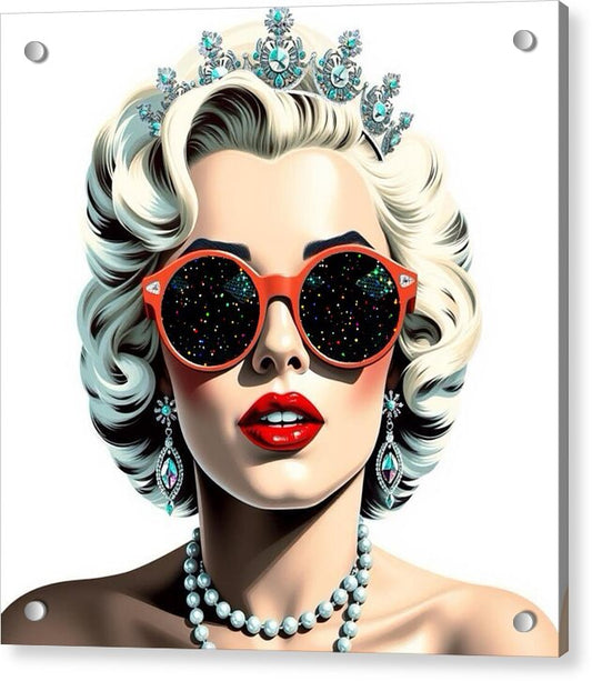 The Queen of Pop Art Musings -  Acrylic Print