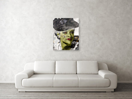 Witch Lucy - Halloween Metal Print