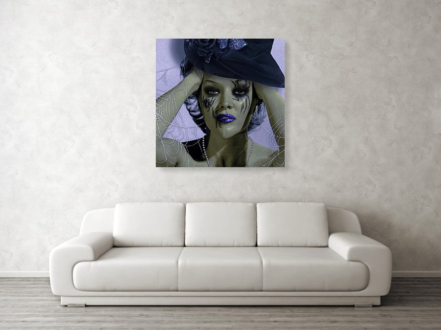 Witch Marilynn - Halloween Metal Print