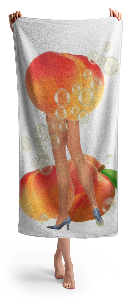 Just Peachie - Beach Towel