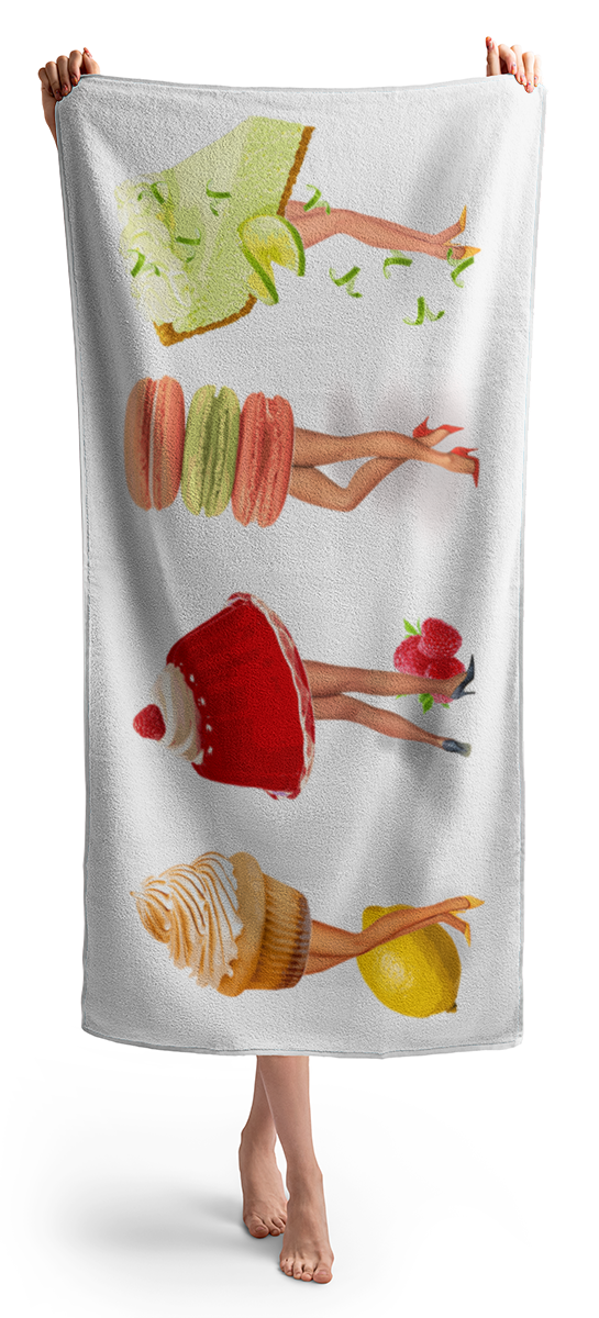 The Dessert Menu - Beach Towel