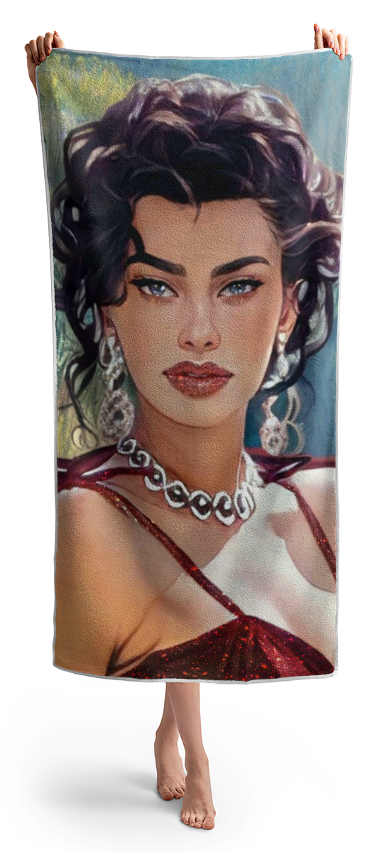 Sexy Sophia - Beach Towel